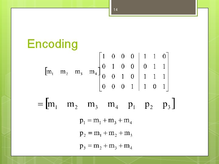14 Encoding 