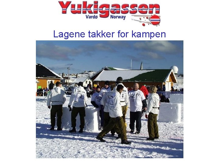 Lagene takker for kampen 