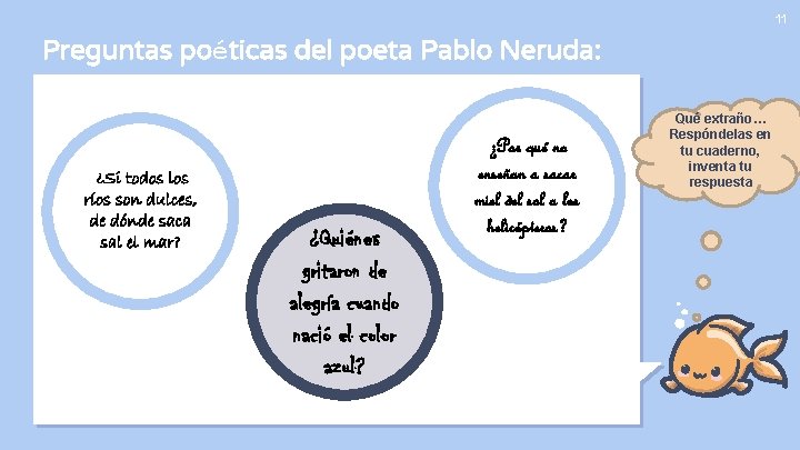 11 Preguntas poéticas del poeta Pablo Neruda: ¿Si todos los ríos son dulces, de