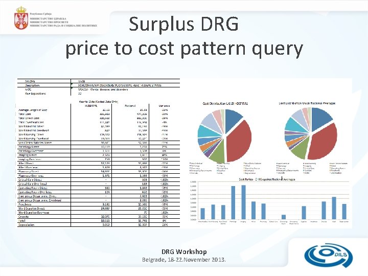 Surplus DRG price to cost pattern query DRG Workshop Belgrade, 18 -22. November 2013.