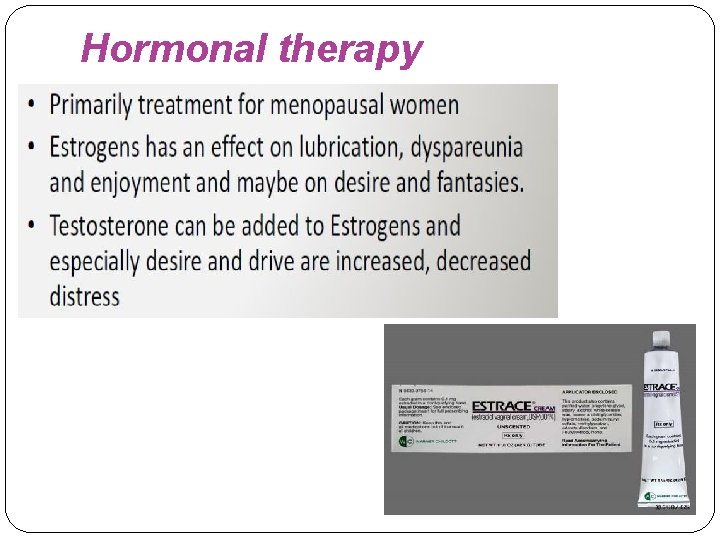 Hormonal therapy 