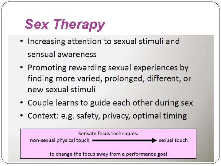 Sex Therapy 
