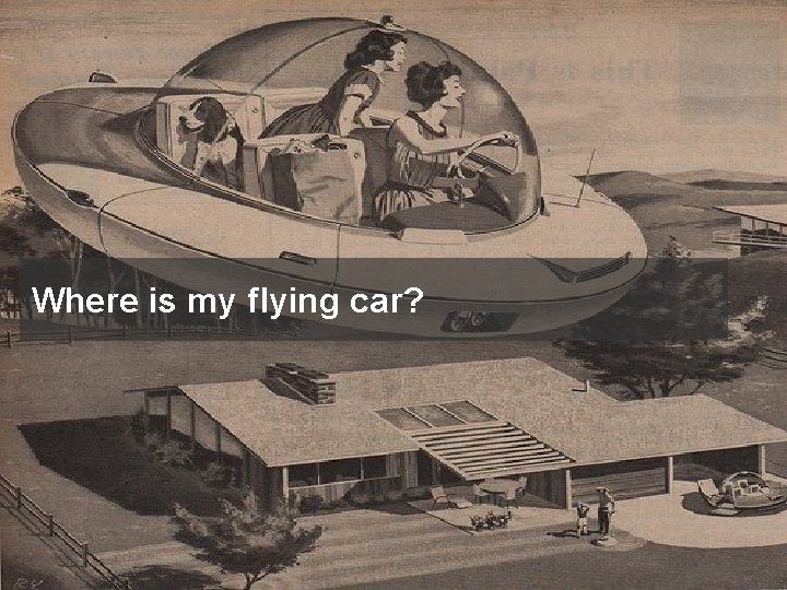 Where is my flying car? 