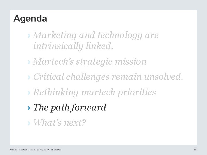 Agenda › Marketing and technology are intrinsically linked. › Martech’s strategic mission › Critical