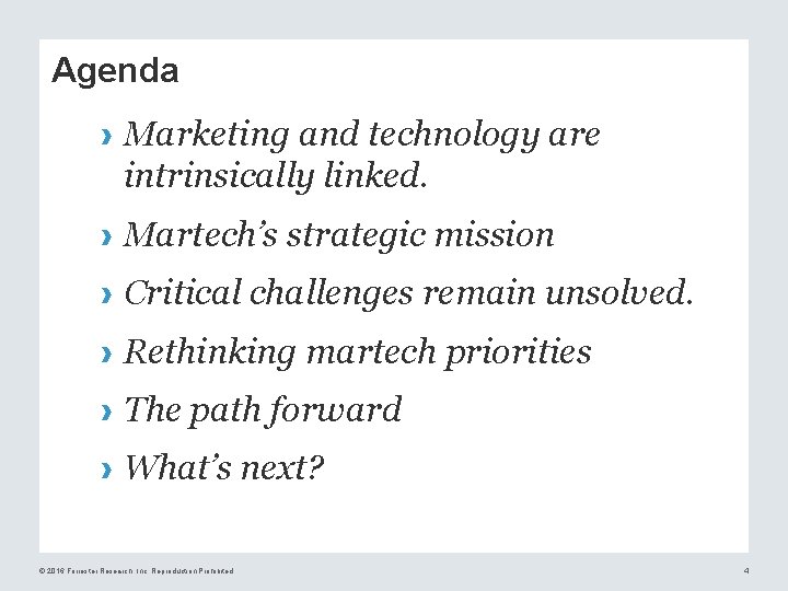 Agenda › Marketing and technology are intrinsically linked. › Martech’s strategic mission › Critical