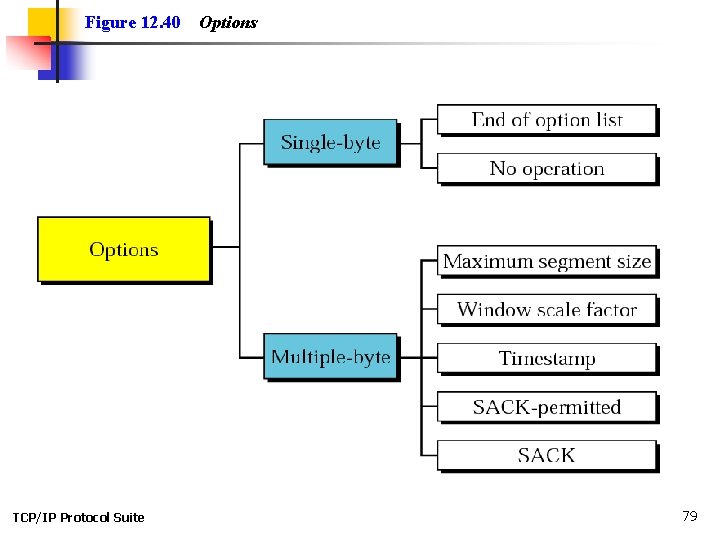 Figure 12. 40 TCP/IP Protocol Suite Options 79 