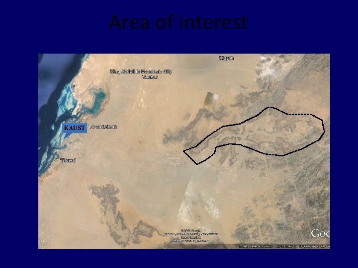Area of Interest KAUST 