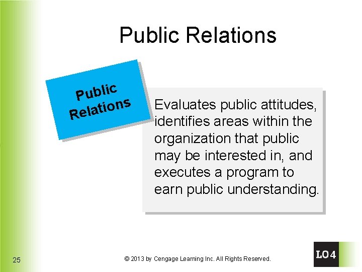 Public Relations c i l b u P s n o i t Rela