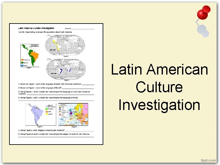 Latin American Culture Investigation 