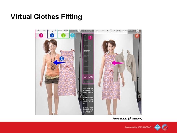 Virtual Clothes Fitting Awesaba (Aveilan) 