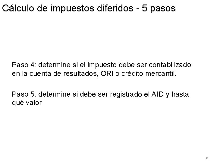 Cálculo de impuestos diferidos - 5 pasos Paso 4: determine si el impuesto debe