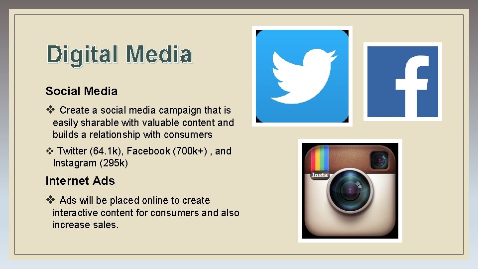 Digital Media Social Media v Create a social media campaign that is easily sharable