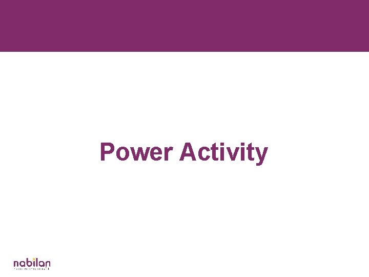 Power Activity 