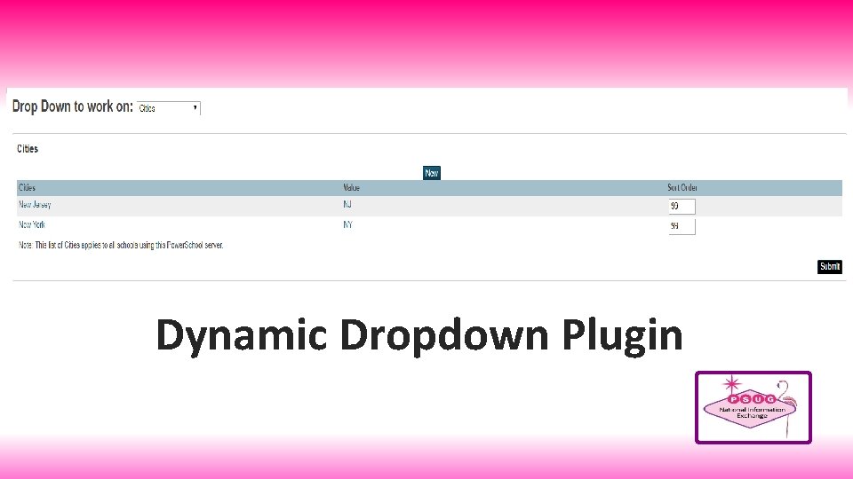 Dynamic Dropdown Plugin 