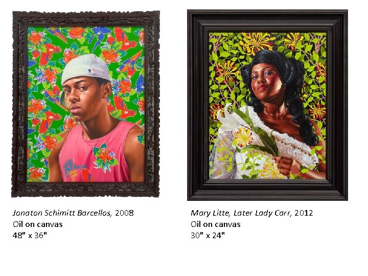 Jonaton Schimitt Barcellos, 2008 Oil on canvas 48" x 36" Mary Litte, Later Lady