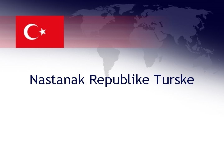 Nastanak Republike Turske 