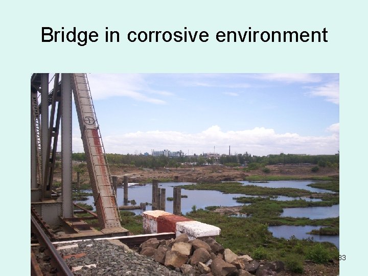 Bridge in corrosive environment 33 