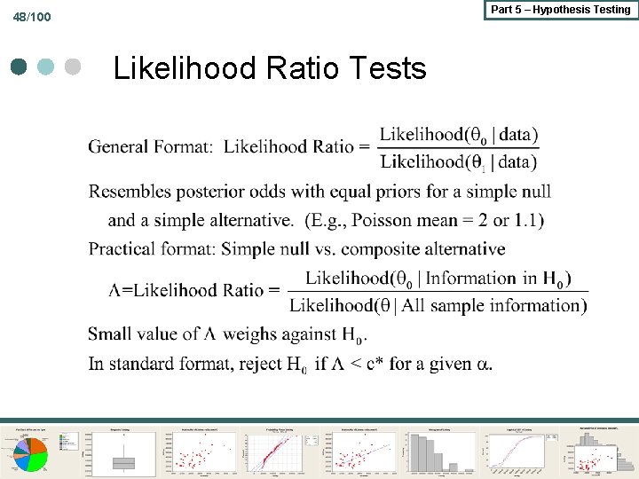 Part 5 – Hypothesis Testing 48/100 Likelihood Ratio Tests 