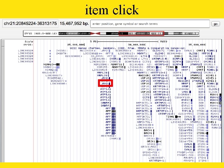 item click 