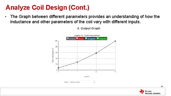Analyze Coil Design (Cont. ) • The Graph between different parameters provides an understanding
