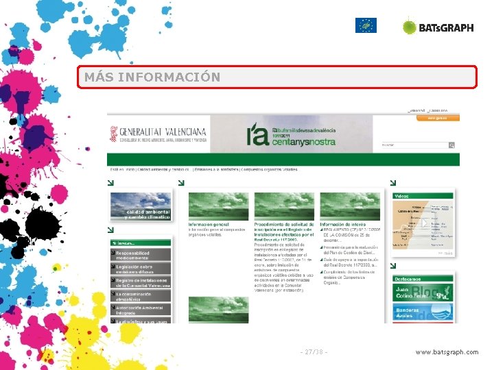 MÁS INFORMACIÓN - 27/38 - www. batsgraph. com 