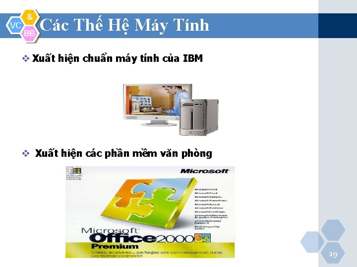 VC & BB Các Thế Hệ Máy Tính v Xuất hiện chuẩn máy tính