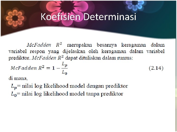 Koefisien Determinasi 