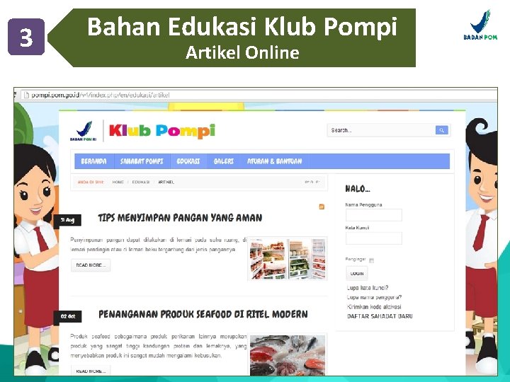 3 Bahan Edukasi Klub Pompi Artikel Online 