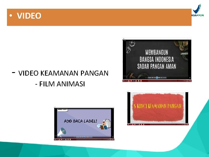  • VIDEO - VIDEO KEAMANAN PANGAN - FILM ANIMASI 