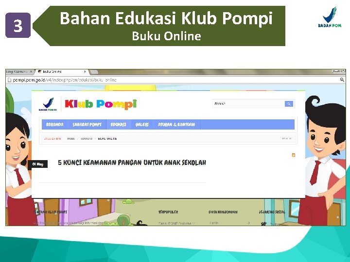 3 Bahan Edukasi Klub Pompi Buku Online 