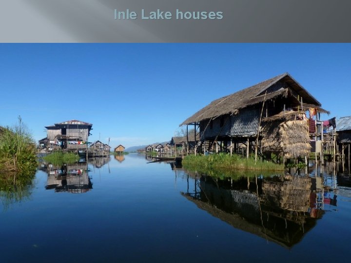 Inle Lake houses 