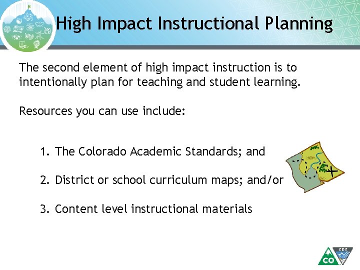 High Impact Instructional Planning Today, ofyou will ask yourself andisothers: The second element high