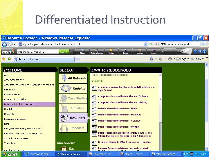 Differentiated Instruction 