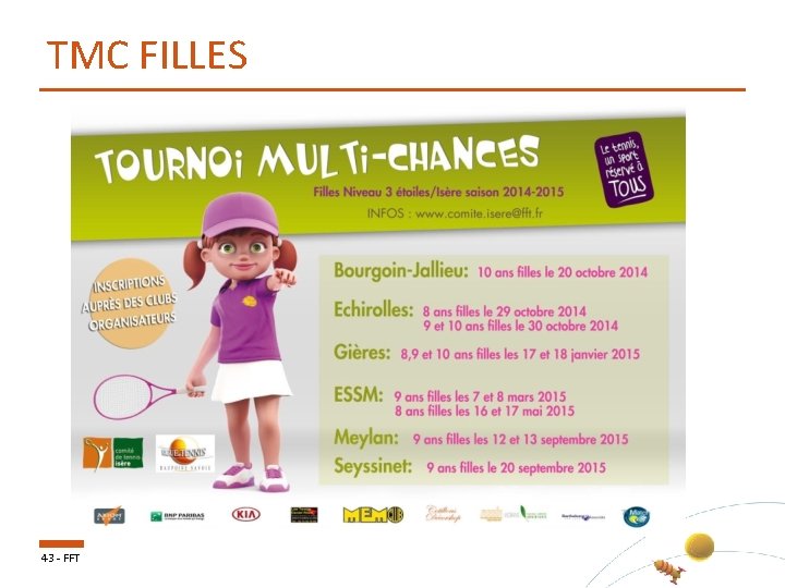 TMC FILLES 43 - FFT 