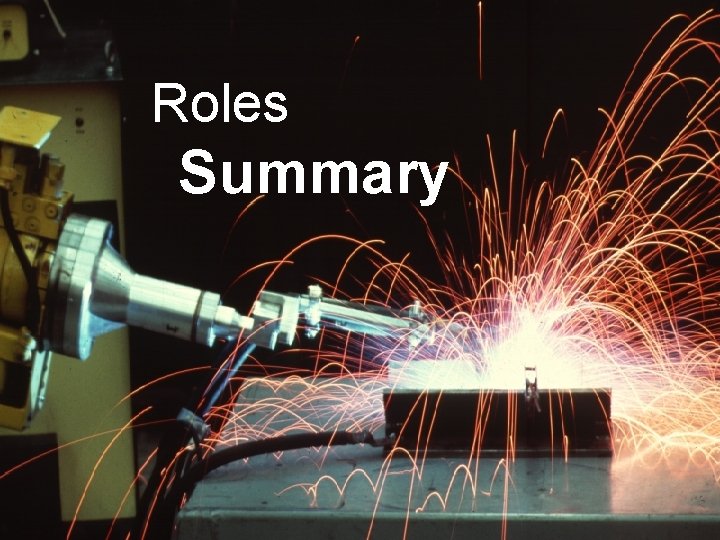 Definitions Roles Summary 