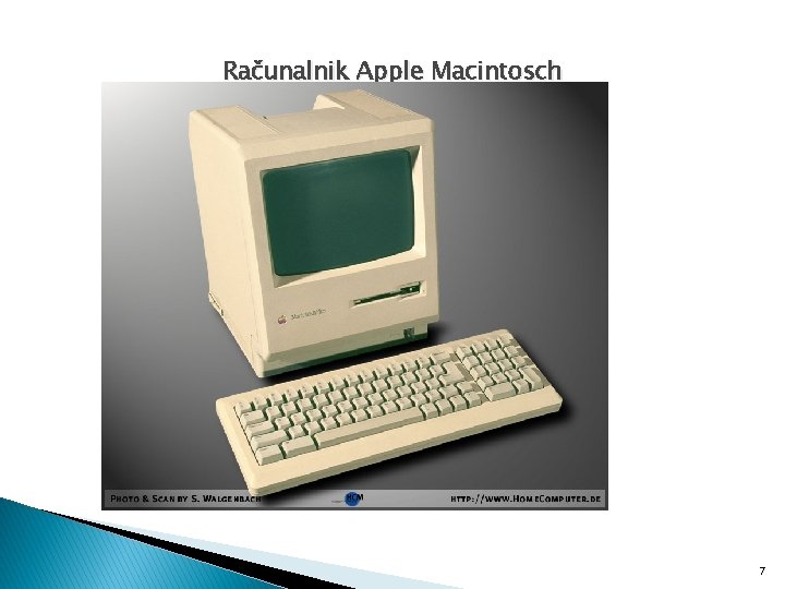 Računalnik Apple Macintosch 7 