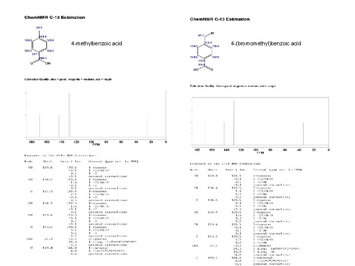 4 -methylbenzoic acid 4 -(bromomethyl)benzoic acid 