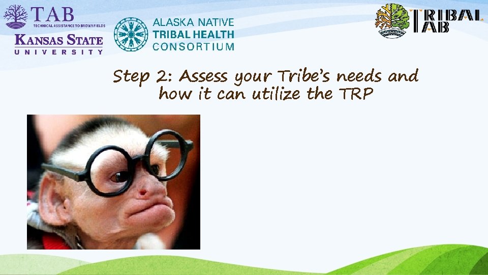 Step 2: Assess your Tribe’s needs and how it can utilize the TRP 