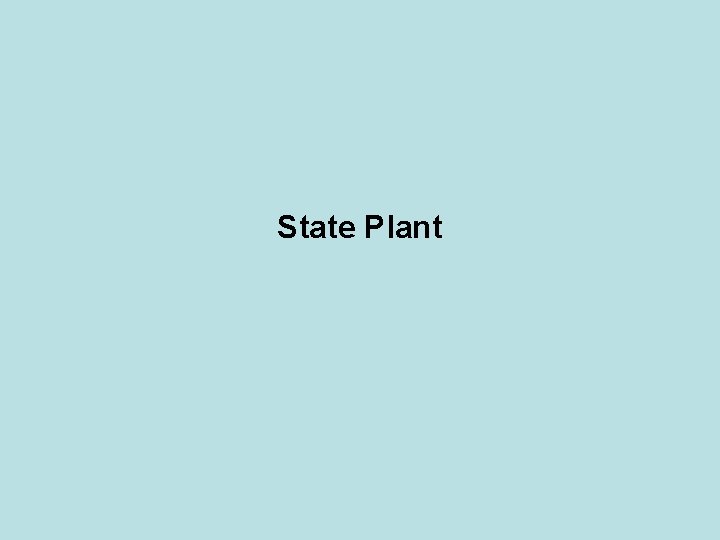 State Plant 