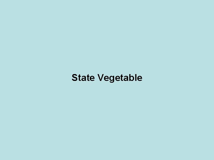 State Vegetable 