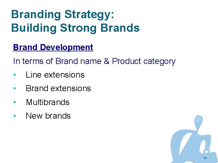 Branding Strategy: Building Strong Brands Brand Development In terms of Brand name & Product