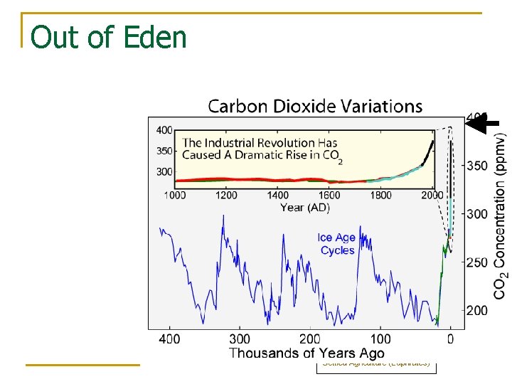 Out of Eden Industrial Era Aust. Aboriginal Settlement Early Hominids Homo sapiens Settled Agriculture