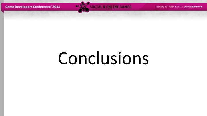 Conclusions 