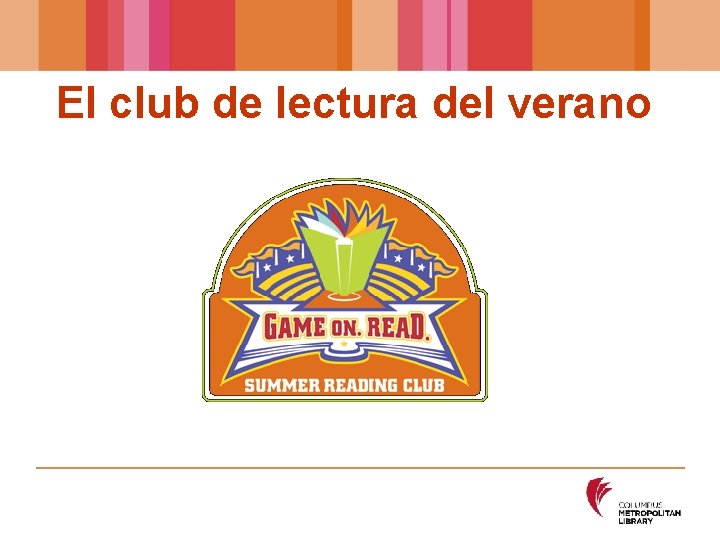 El club de lectura del verano 