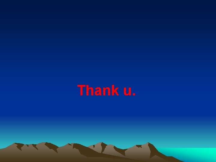 Thank u. 