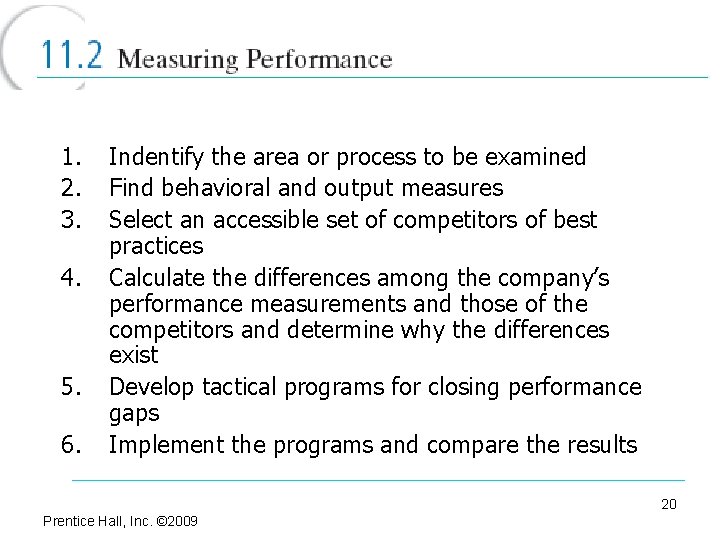 1. 2. 3. 4. 5. 6. Indentify the area or process to be examined