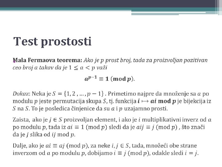 Test prostosti • 