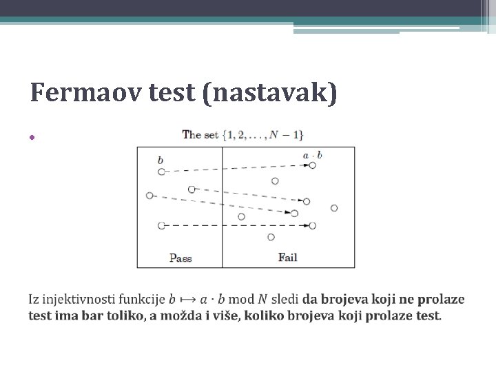 Fermaov test (nastavak) • 