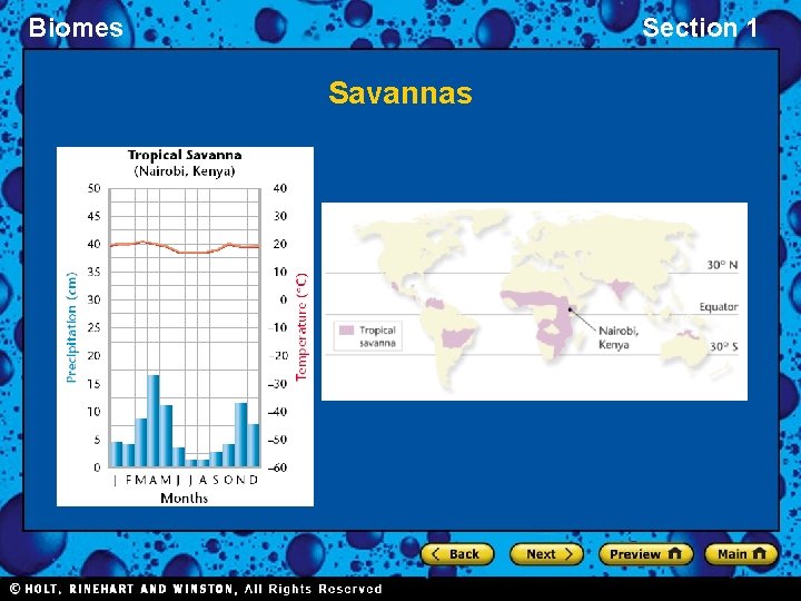 Biomes Section 1 Savannas 