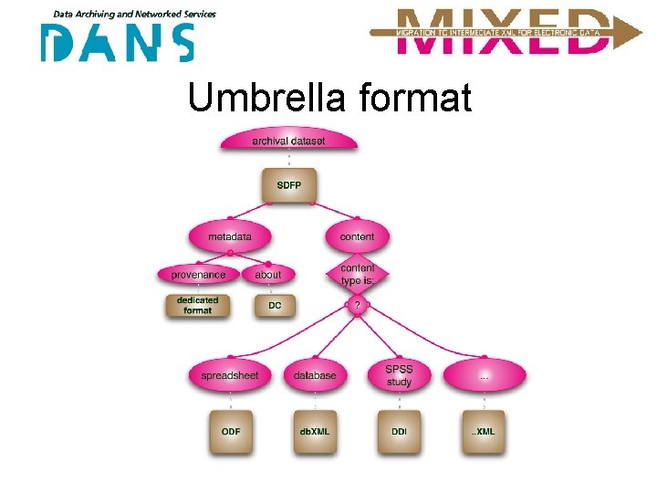 Umbrella format 